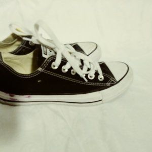 Black canvas Converse All Stars
